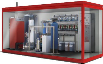 Technik im Container